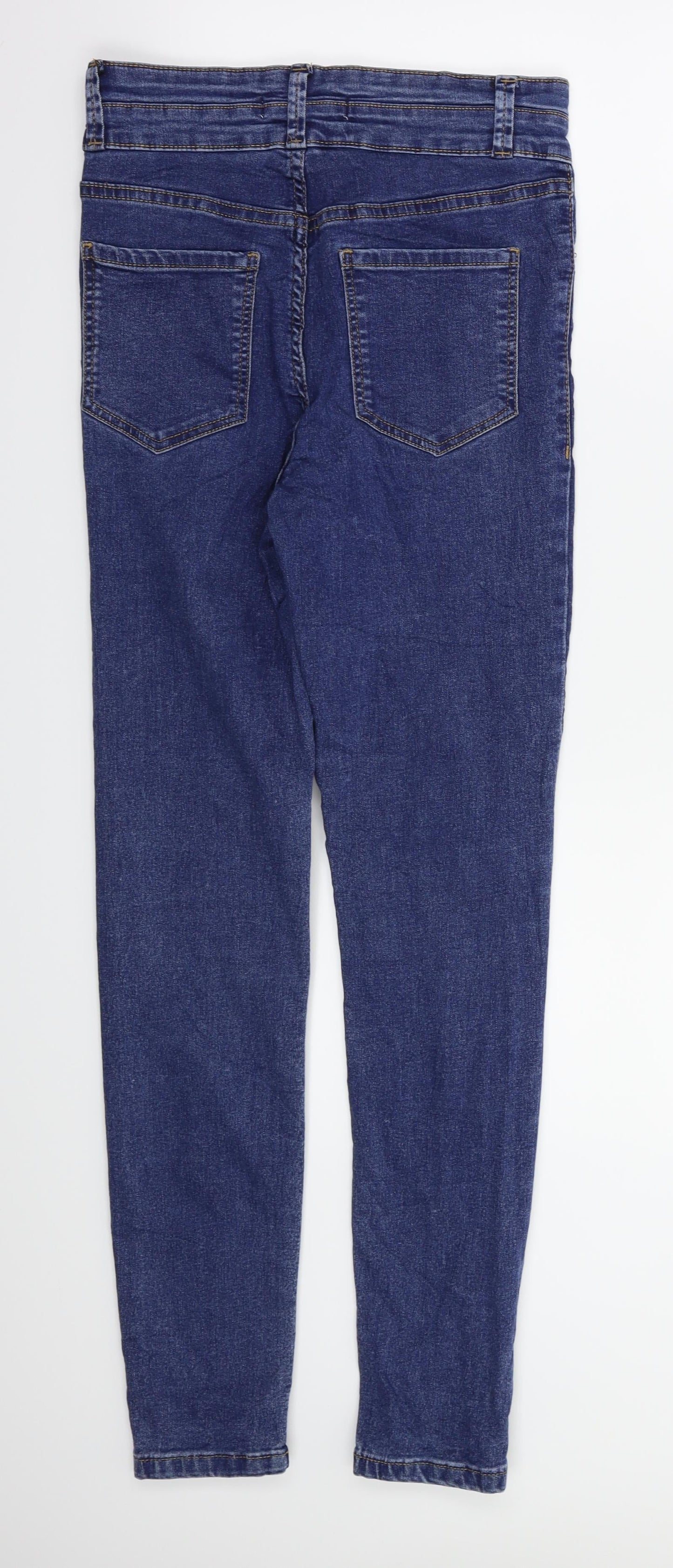 Womens UK Size 10 sinsay Regular Fit Skinny Blue Jeans