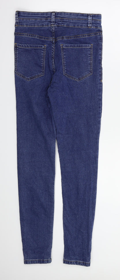 Womens UK Size 10 sinsay Regular Fit Skinny Blue Jeans