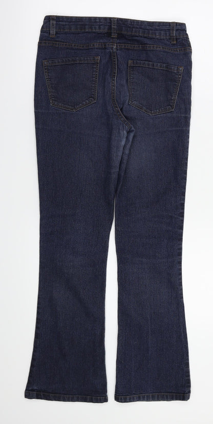 Womens UK Size 28 in Preworn Regular Fit Straight Blue Jeans