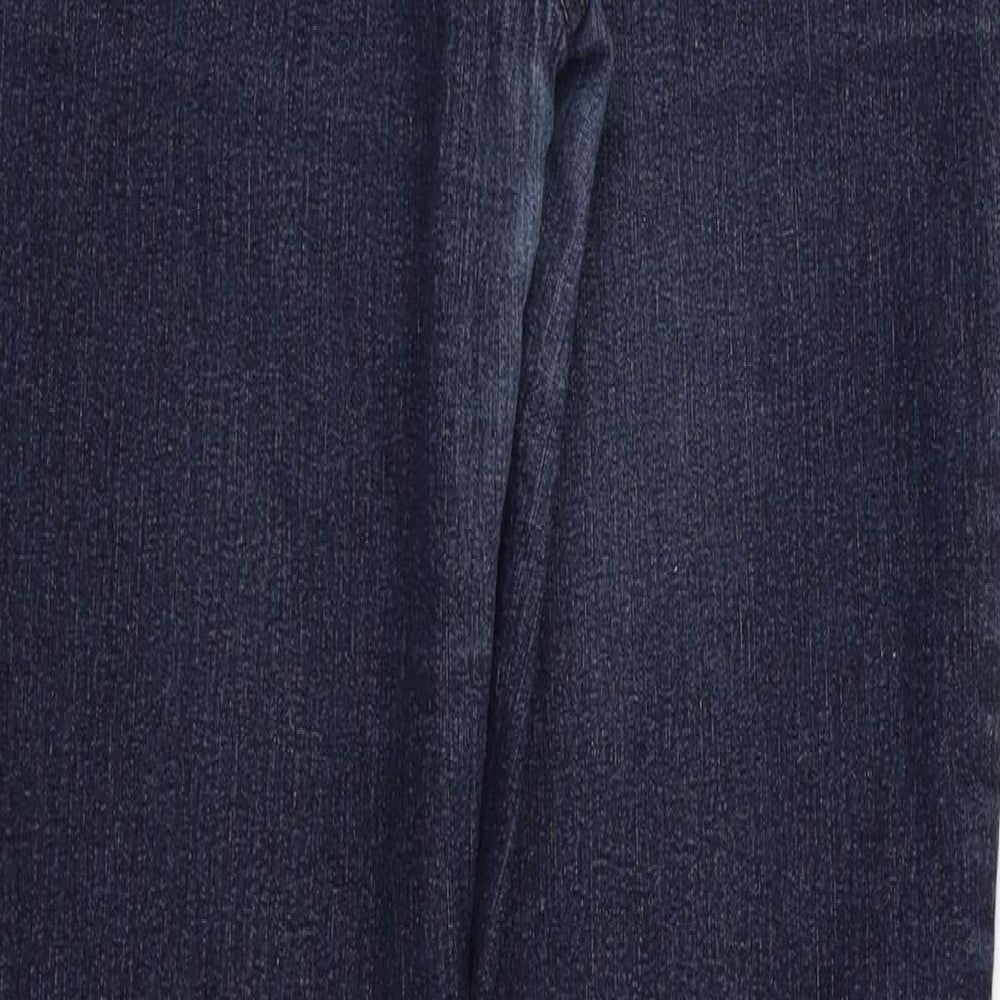 Womens UK Size 28 in Preworn Regular Fit Straight Blue Jeans