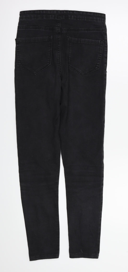 Denim&co Womens Black   Straight Jeans Size 8 L27 in
