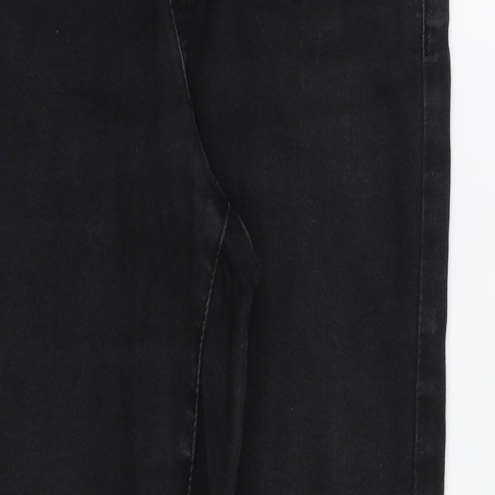 Denim&co Womens Black   Straight Jeans Size 8 L27 in