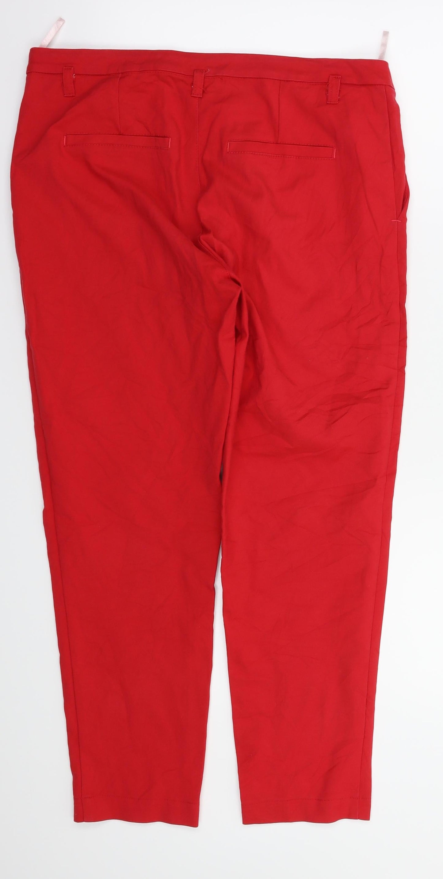 NOWATEX Womens Red   Trousers  Size 16 L27 in