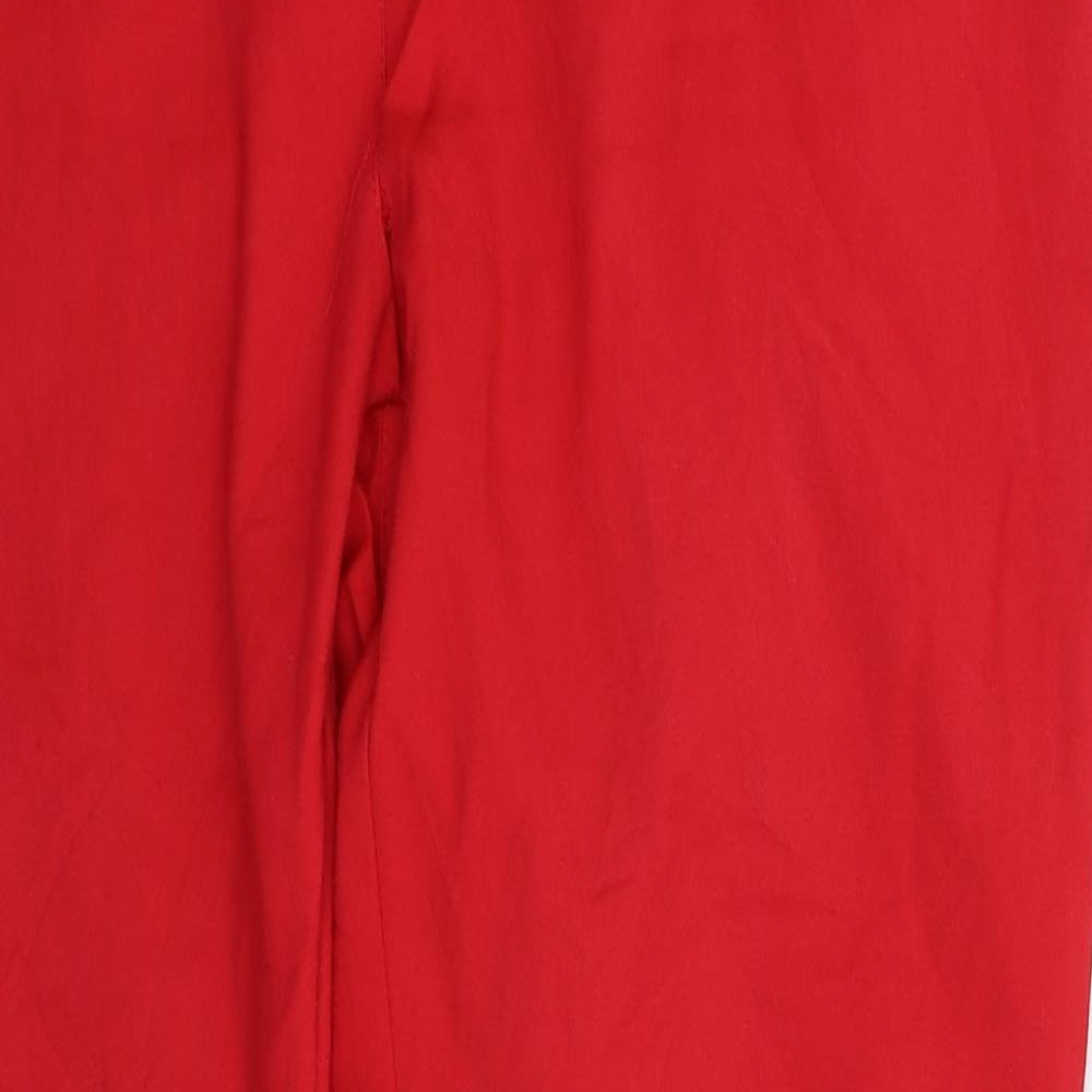NOWATEX Womens Red   Trousers  Size 16 L27 in
