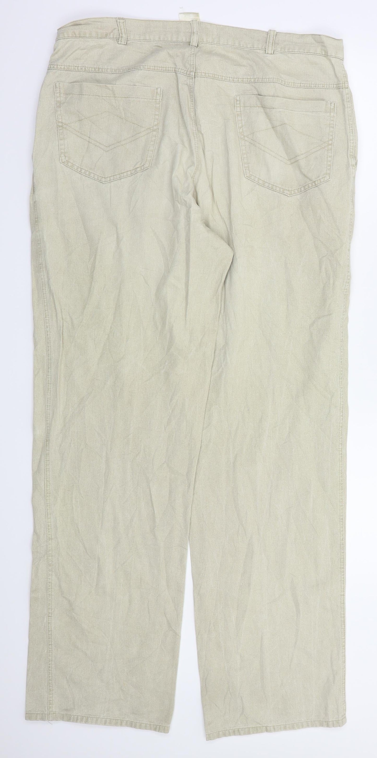 getex Womens Beige   Trousers  Size 34 in L31 in