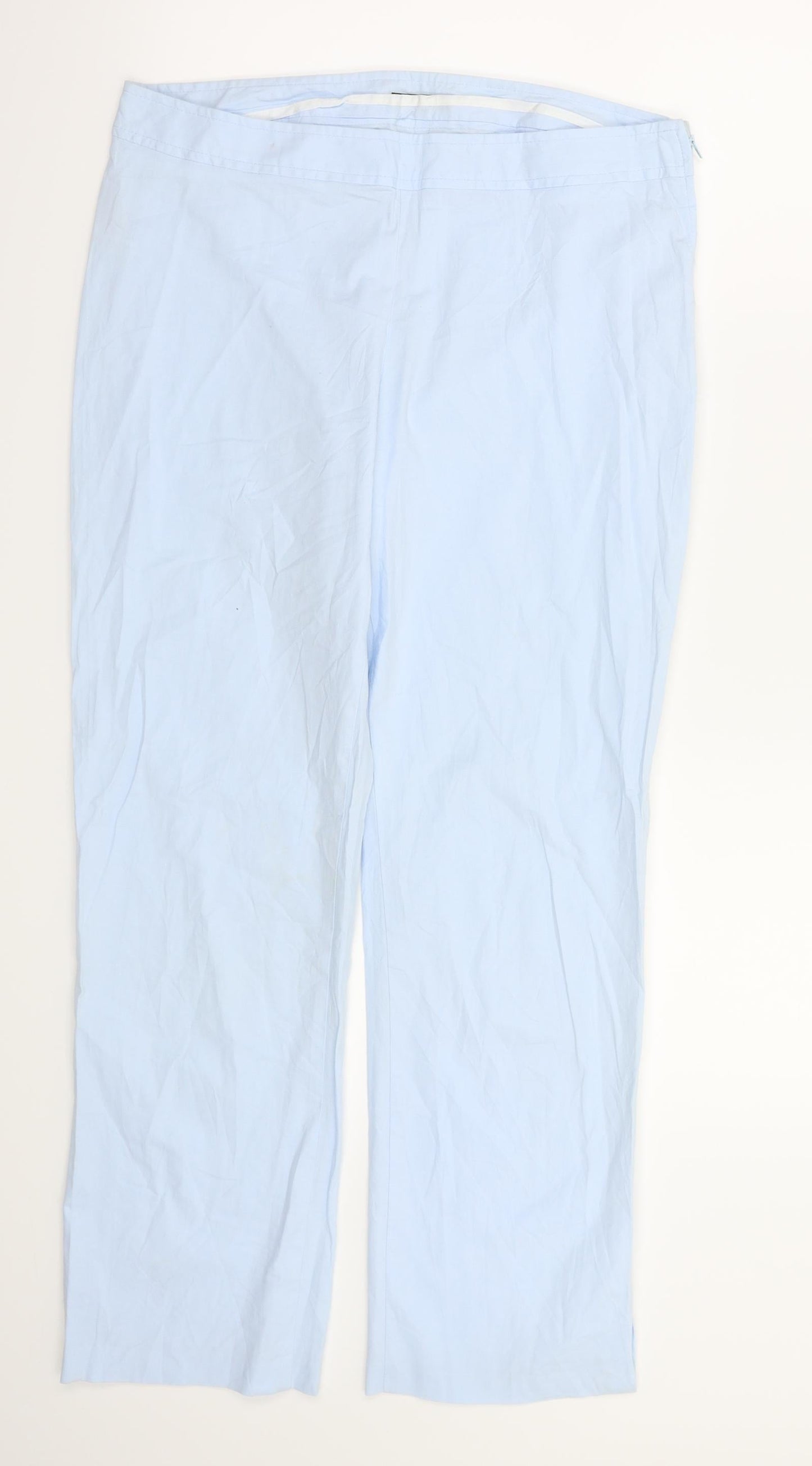 Womens UK Size 32 in Sisley Regular Fit  Blue Trousers