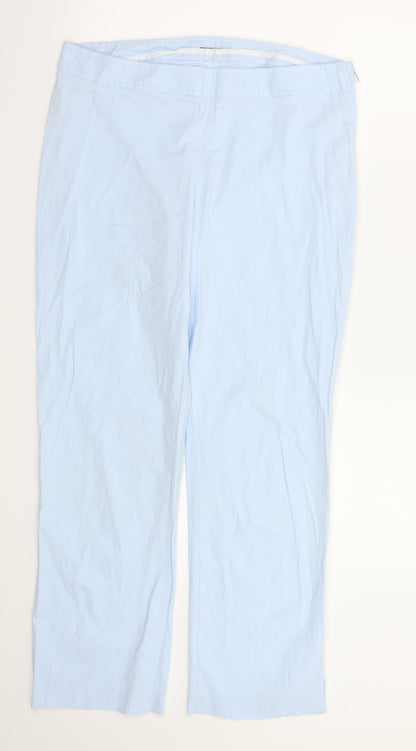 Womens UK Size 32 in Sisley Regular Fit  Blue Trousers