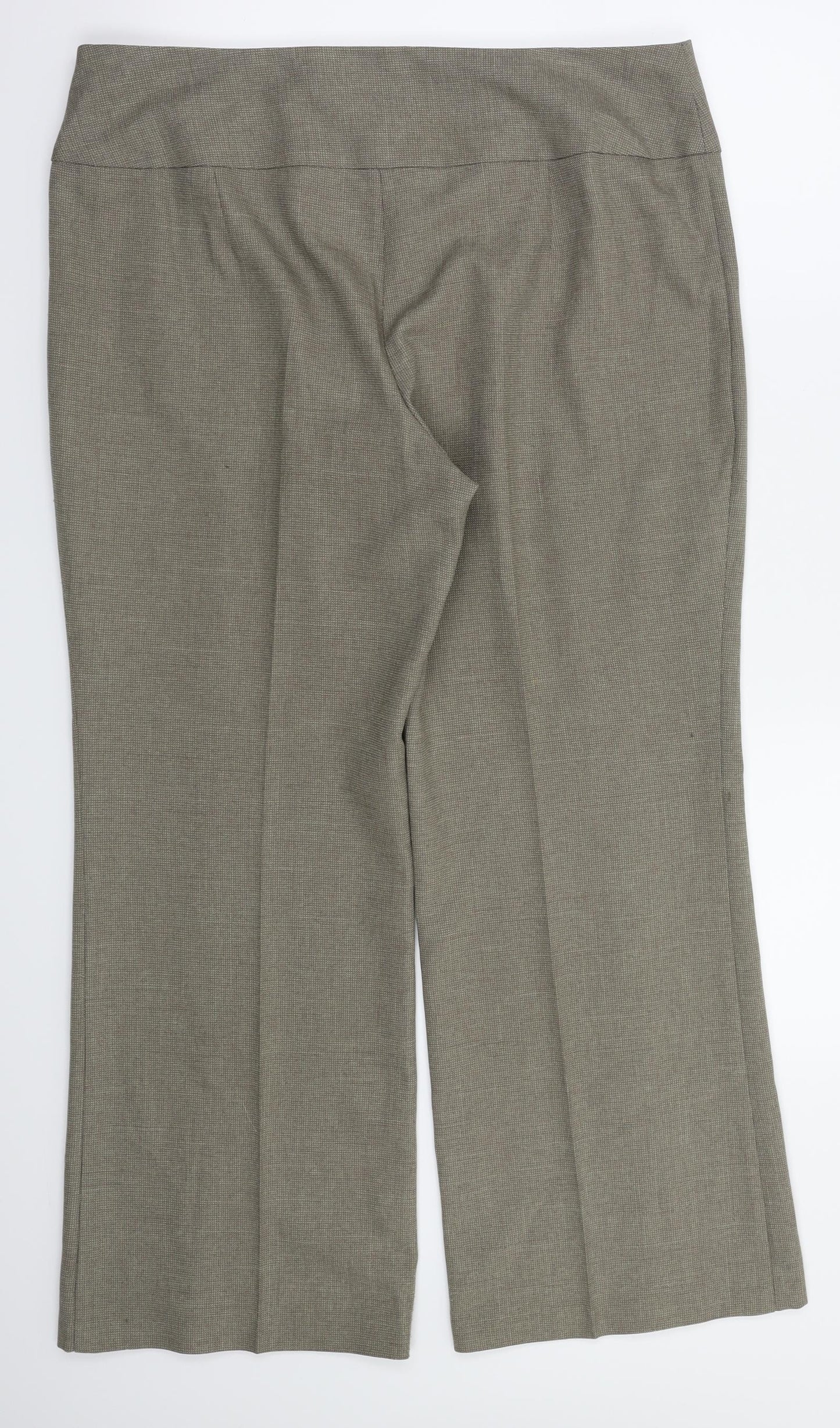M&S Womens Brown   Trousers  Size 16 L25 in