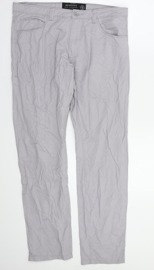 RESERVED Womens Grey   Trousers  Size 32 in L32 in