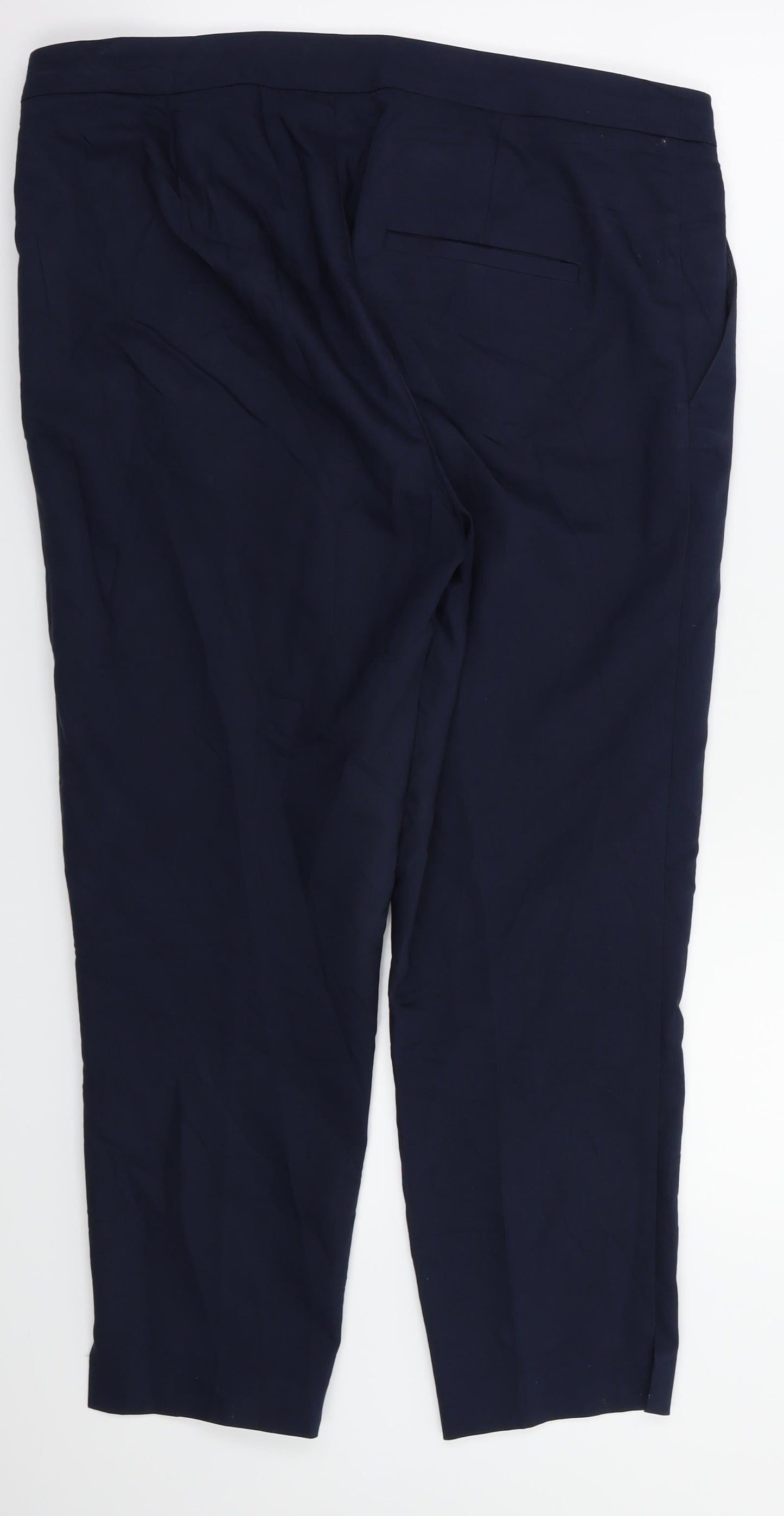 Womens UK Size 12 H&M Regular Fit  Blue Trousers