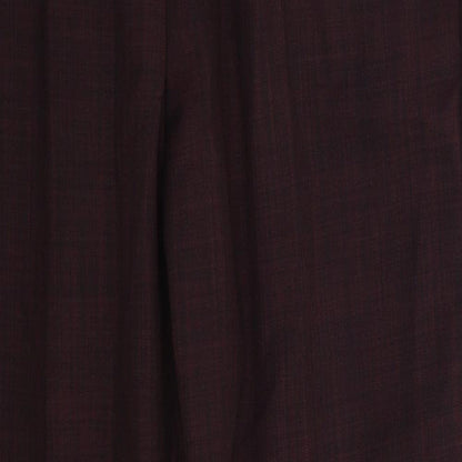 M&S Womens Red   Trousers  Size 12 L28 in - Stretch waistband