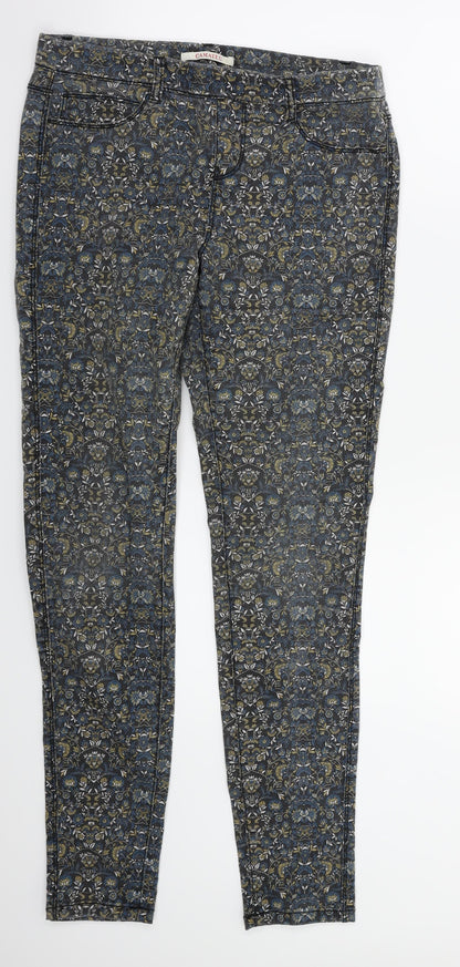 Womens UK Size 10 Camaieu Regular Fit Jegging Grey Trousers