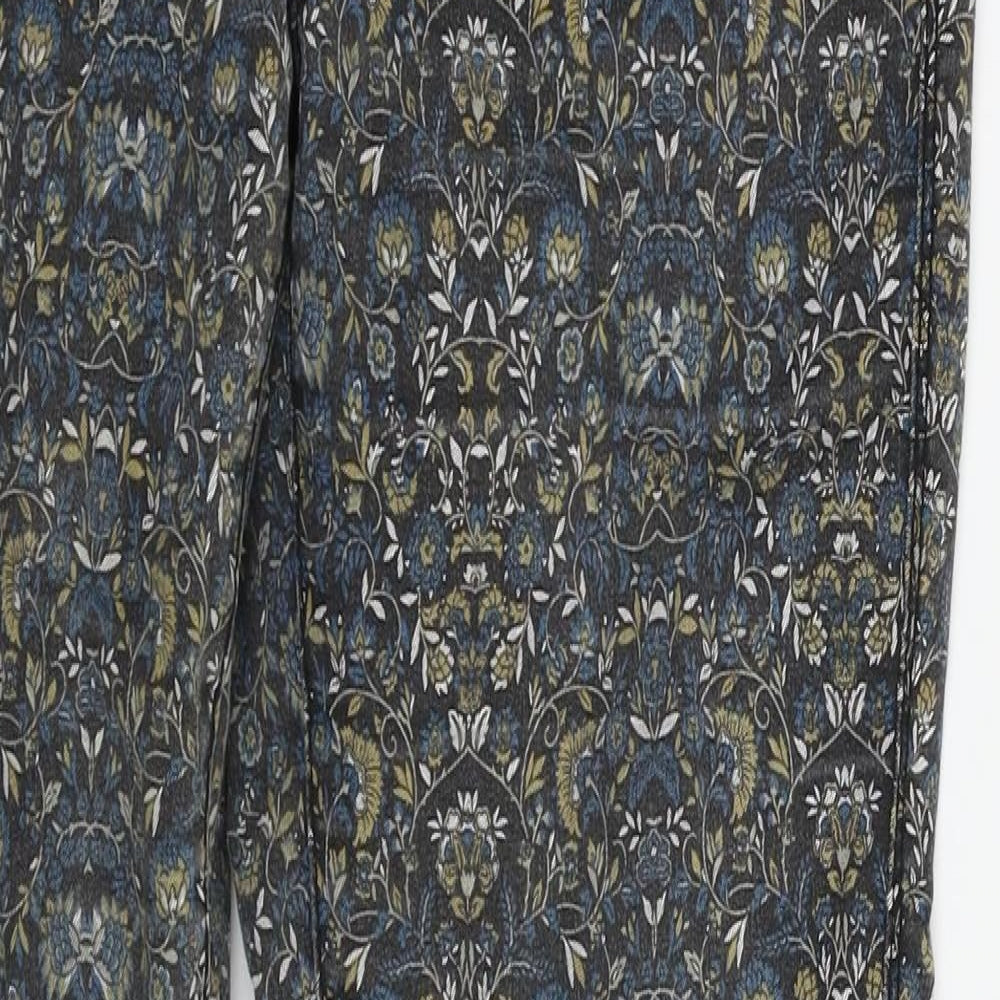 Womens UK Size 10 Camaieu Regular Fit Jegging Grey Trousers