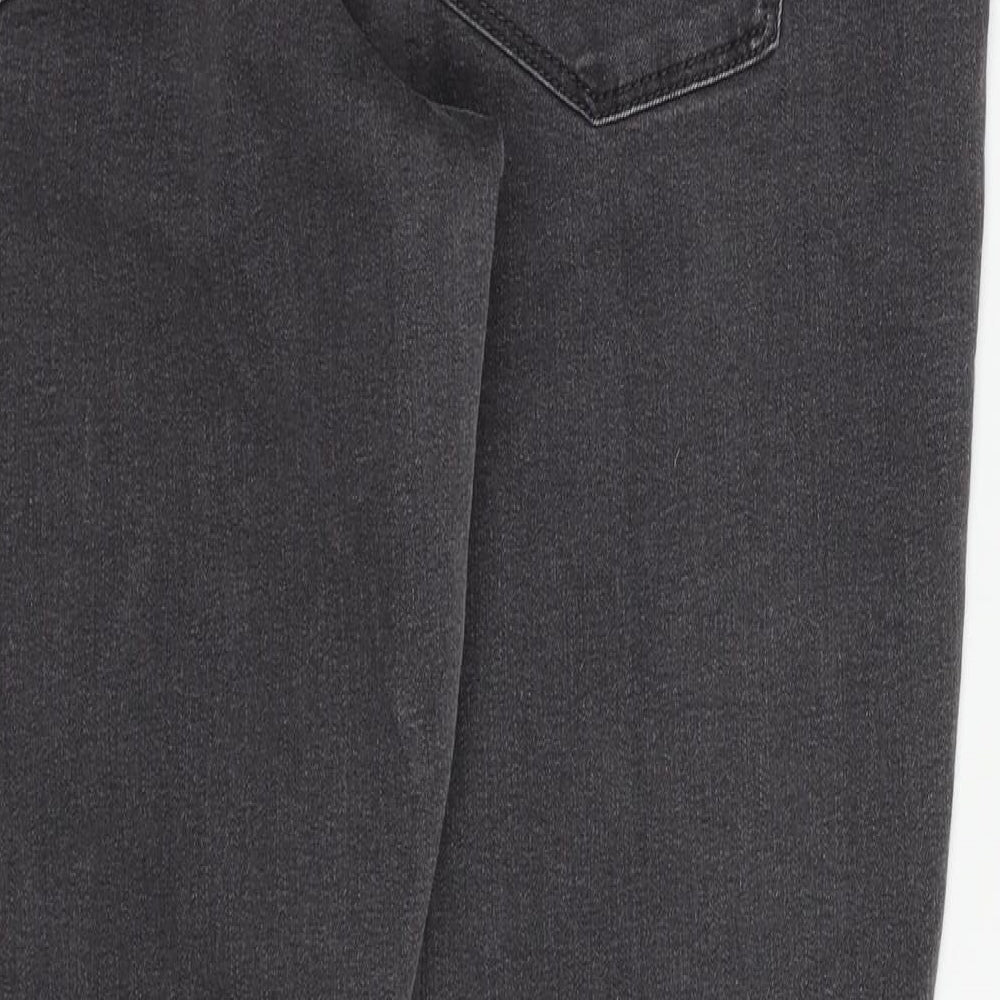 Red Hearing Womens Grey   Skinny Jeans Size 16 L28 in