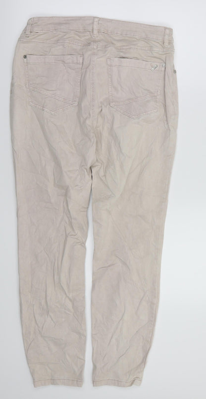 Womens UK Size 12 Bonita Relaxed Fit Straight Pink Jeans