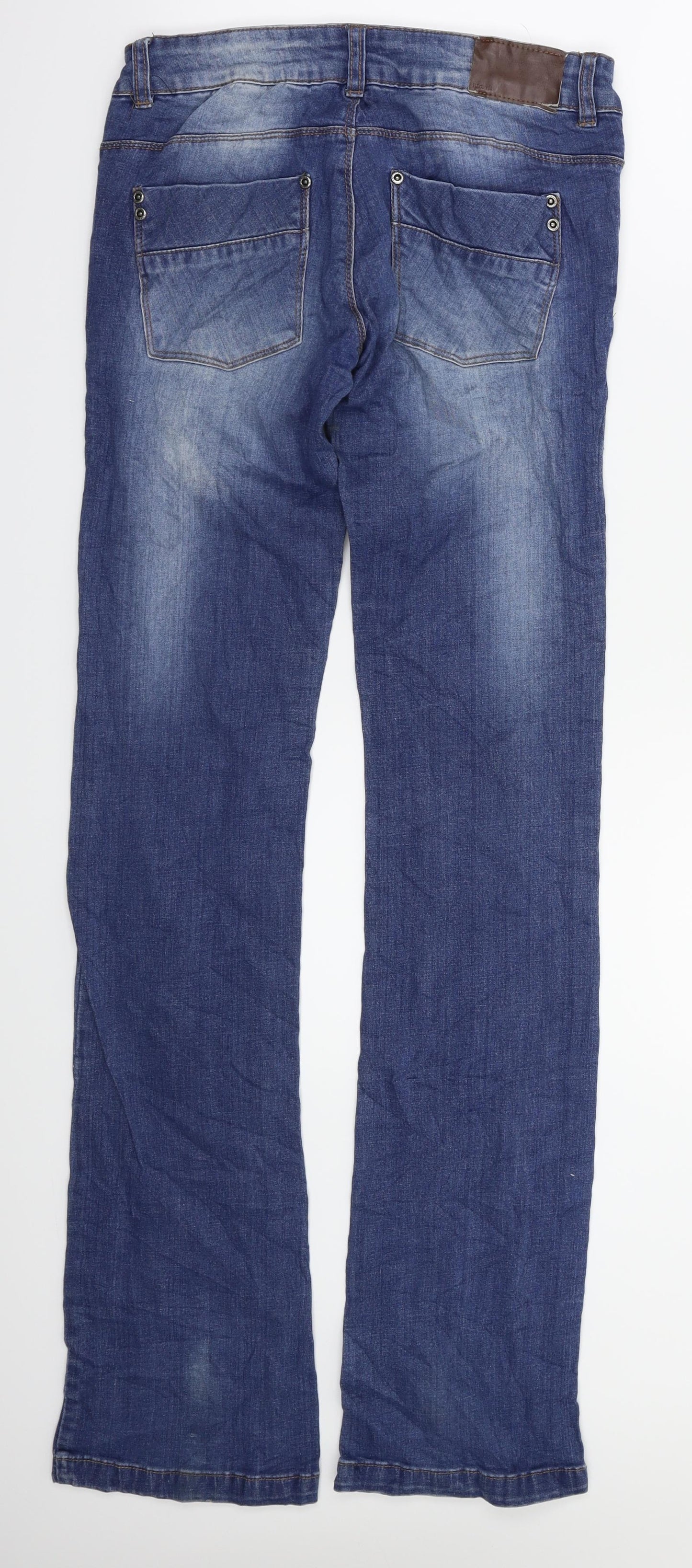 flare jeans Womens Blue   Straight Jeans Size 28 in L34 in