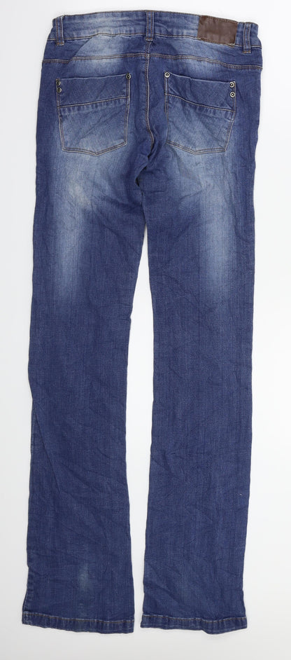 flare jeans Womens Blue   Straight Jeans Size 28 in L34 in