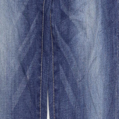 flare jeans Womens Blue   Straight Jeans Size 28 in L34 in