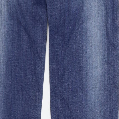 flare jeans Womens Blue   Straight Jeans Size 28 in L34 in