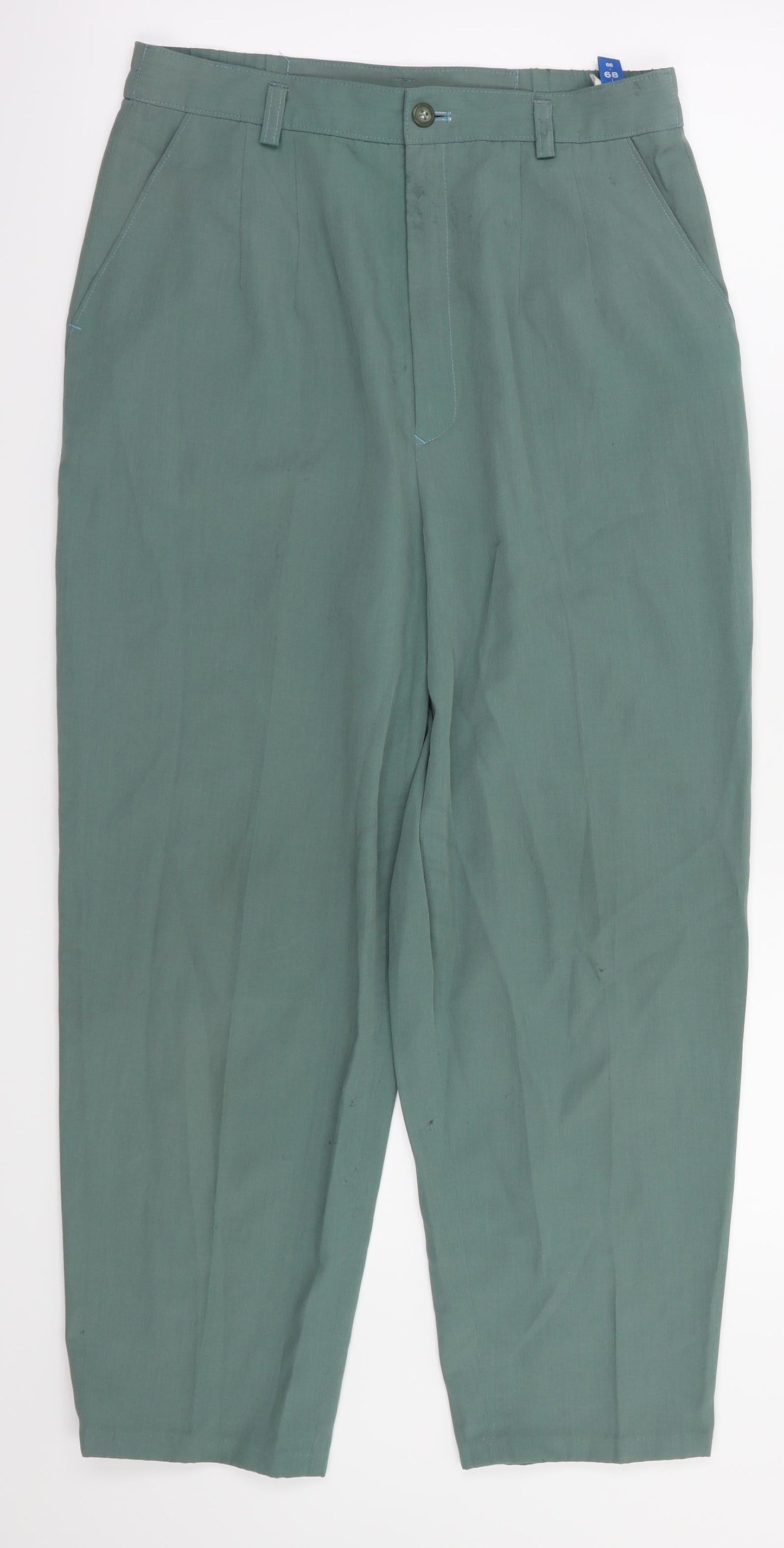 Blue Riinse Womens Green   Trousers  Size 28 in L24 in