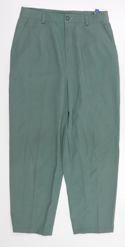 Blue Riinse Womens Green   Trousers  Size 28 in L24 in