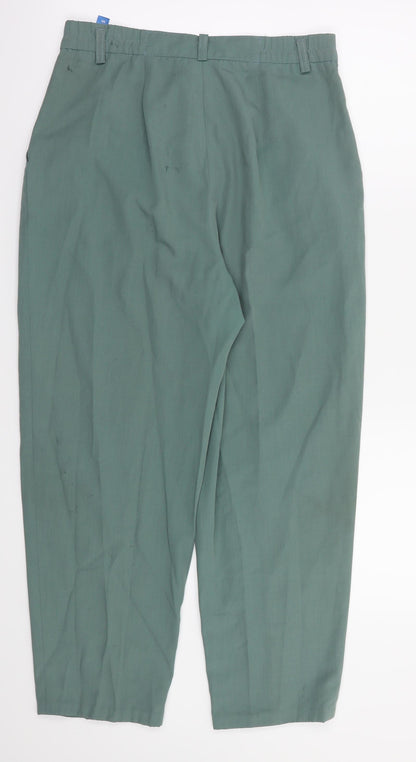 Blue Riinse Womens Green   Trousers  Size 28 in L24 in