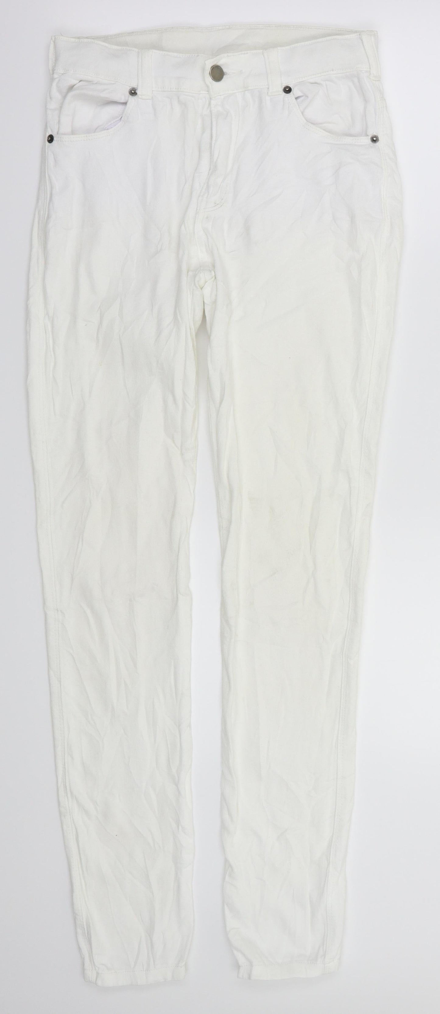 Denim Womens Silver   Skinny Jeans Size M L31 in