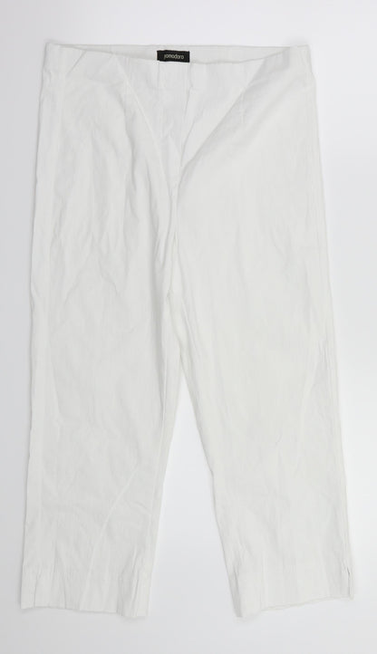 pomondora Womens White   Trousers  Size 30 L21 in