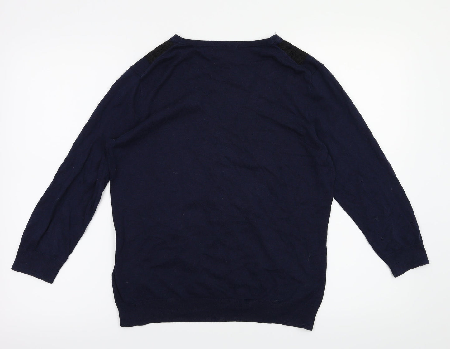 H&M Womens Blue   Cardigan Jumper Size S