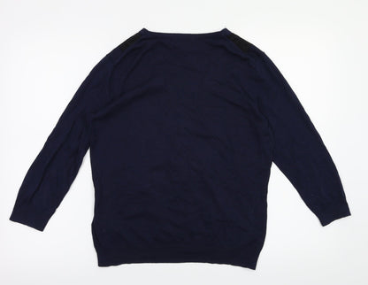 H&M Womens Blue   Cardigan Jumper Size S