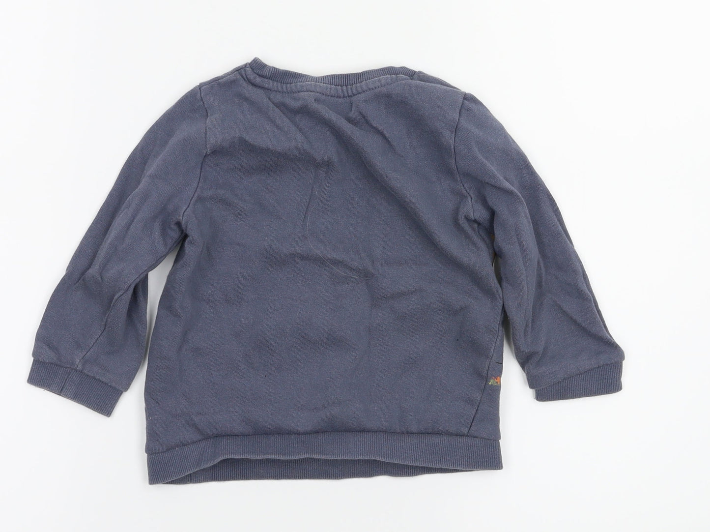 pep&co  Boys Grey Animal Print  Pullover Jumper Size 18-24 Months