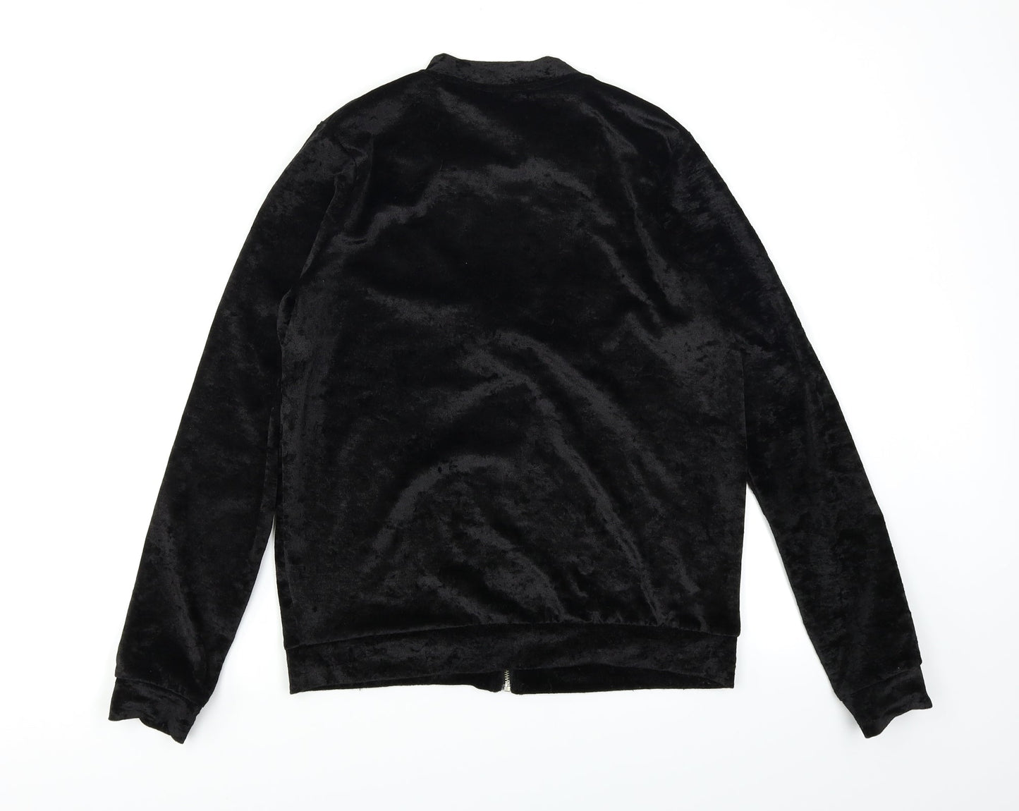 Papaya Womens Black  Velour Jacket  Size 10