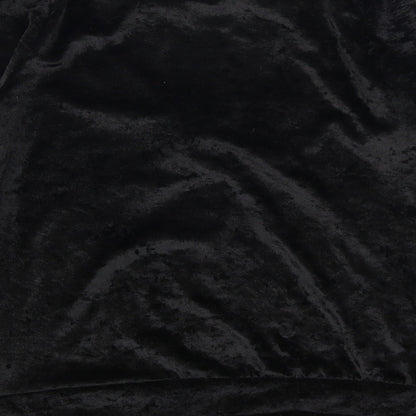 Papaya Womens Black  Velour Jacket  Size 10