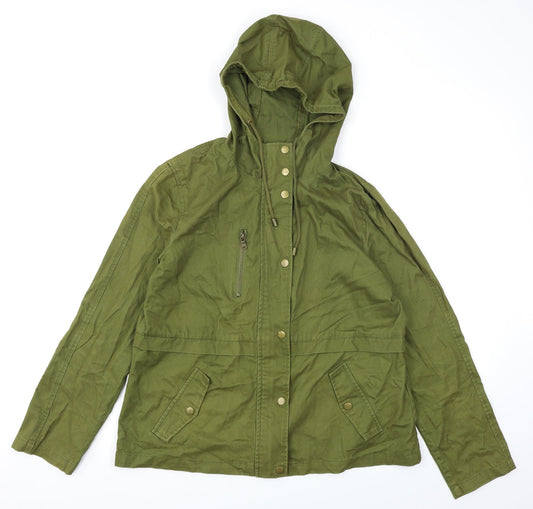 FOREVER 21 Womens Green   Jacket Coat Size L
