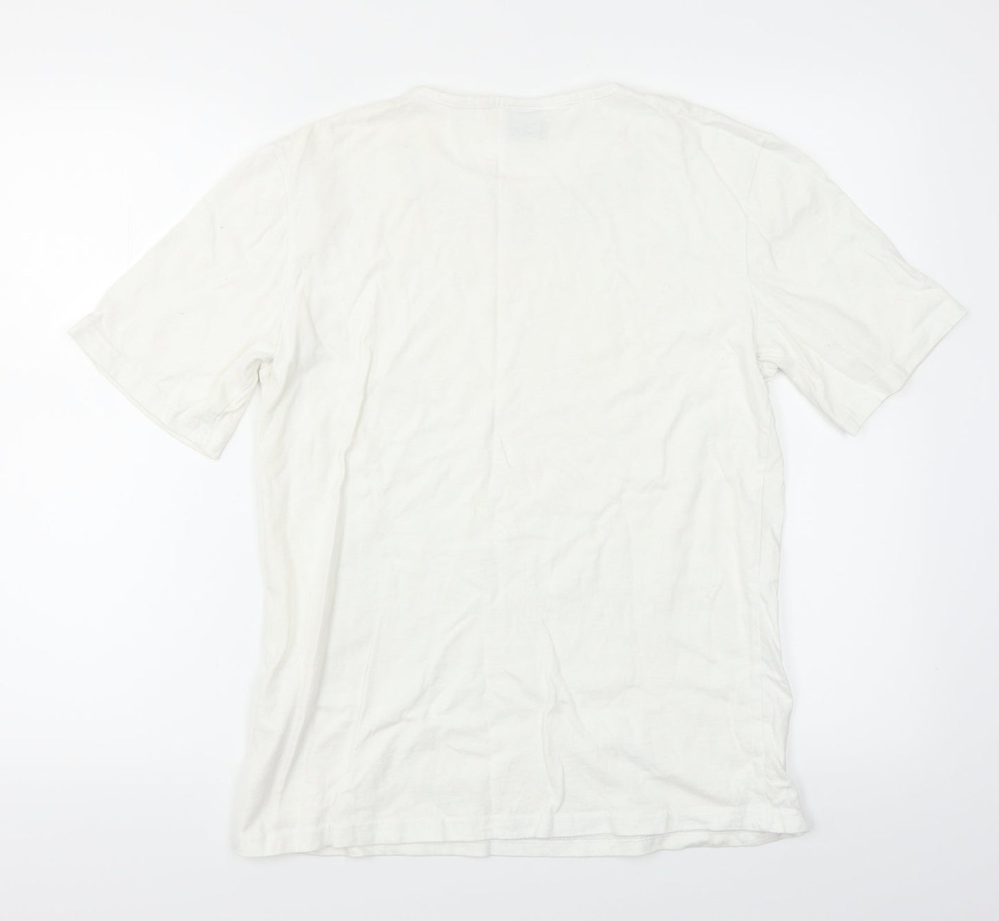 Amber Womens White   Basic T-Shirt Size 12