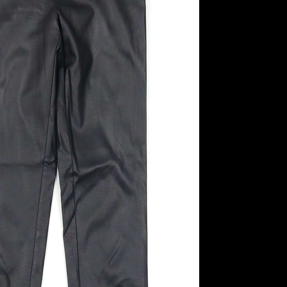 Womens UK Size 10 NEXT Regular Fit  Black Trousers