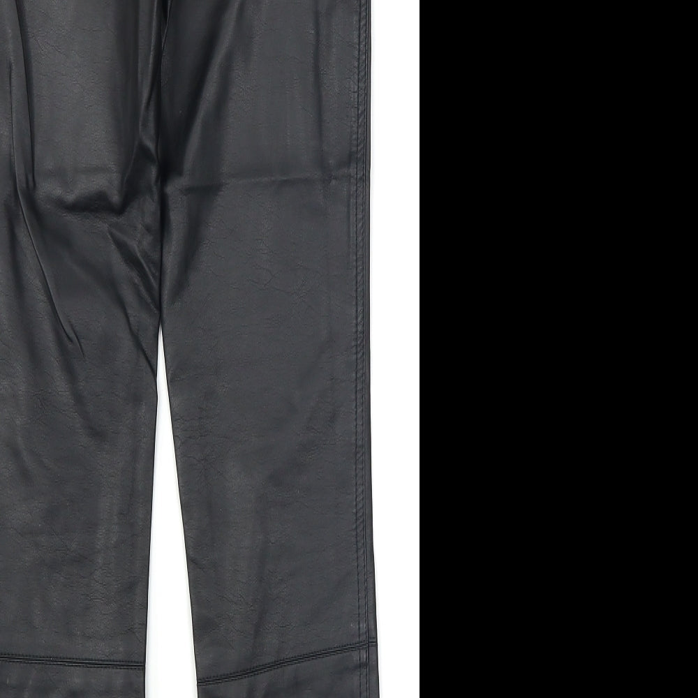 Womens UK Size 10 NEXT Regular Fit  Black Trousers