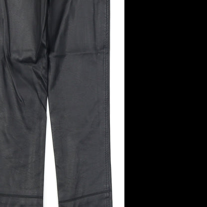 Womens UK Size 10 NEXT Regular Fit  Black Trousers