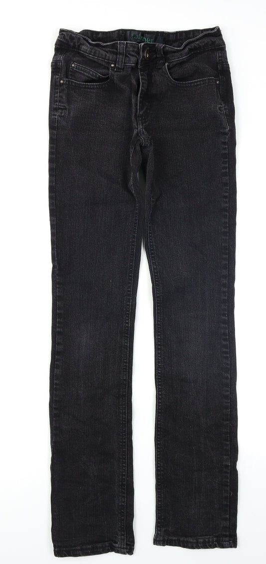 Falmer Womens Black  Denim Skinny Jeans Size 8 L29 in