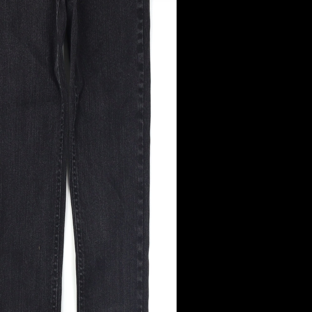 Falmer Womens Black  Denim Skinny Jeans Size 8 L29 in