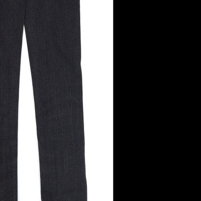 Falmer Womens Black  Denim Skinny Jeans Size 8 L29 in