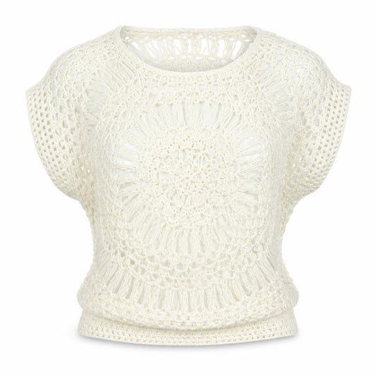 Select Womens White   Pullover Jumper Size M