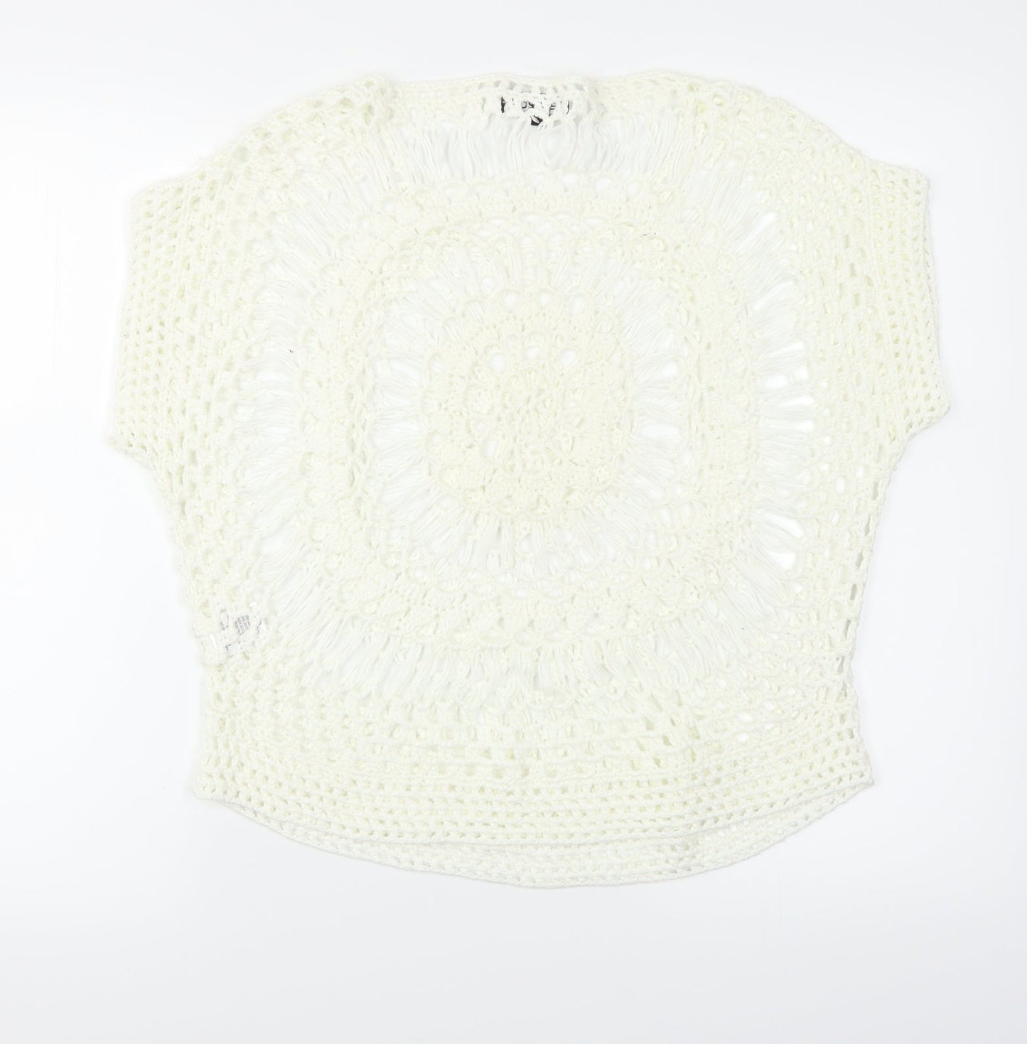 Select Womens White   Pullover Jumper Size M