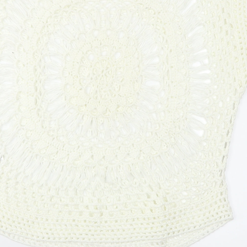 Select Womens White   Pullover Jumper Size M