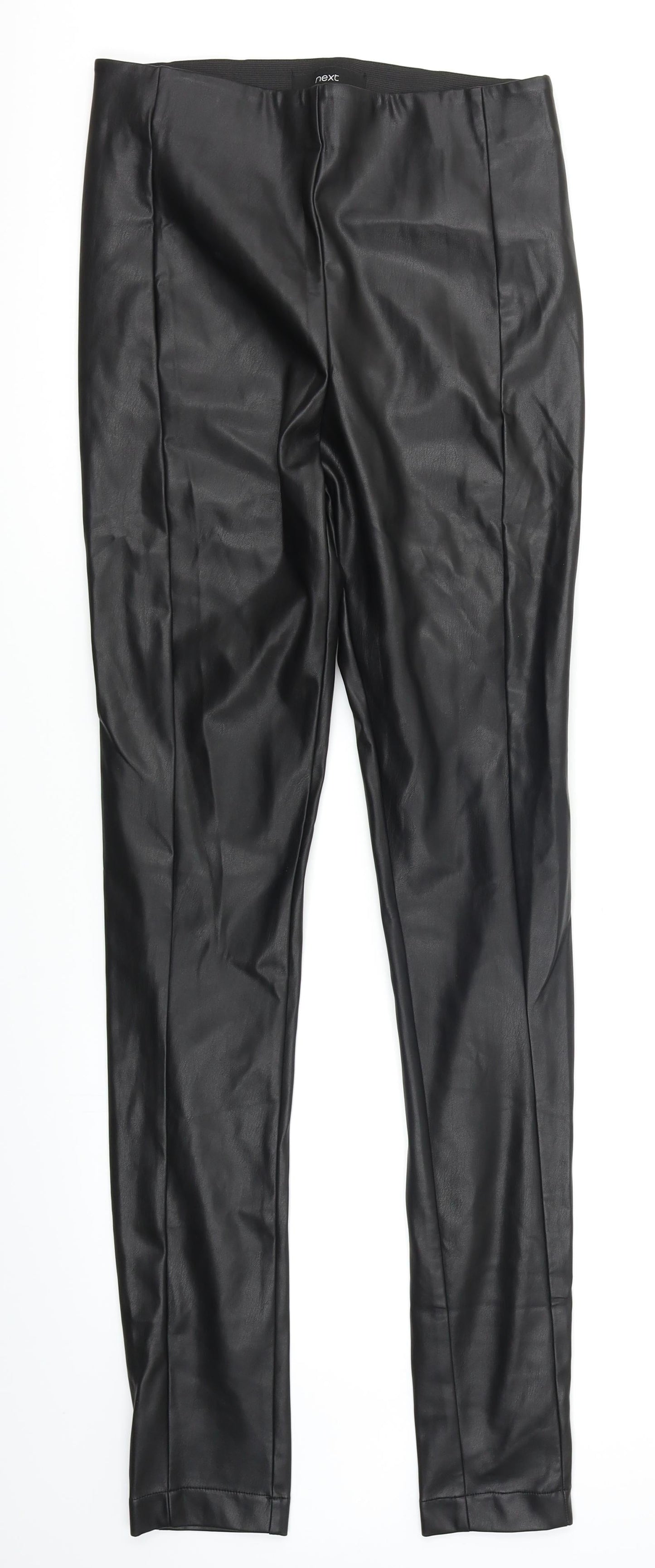 Womens UK Size 2XL NEXT Regular Fit  Black Trousers