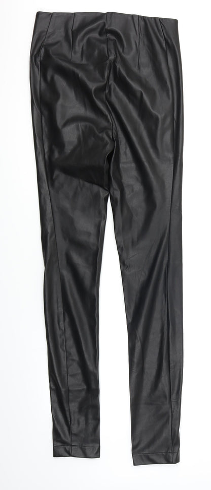 Womens UK Size 2XL NEXT Regular Fit  Black Trousers