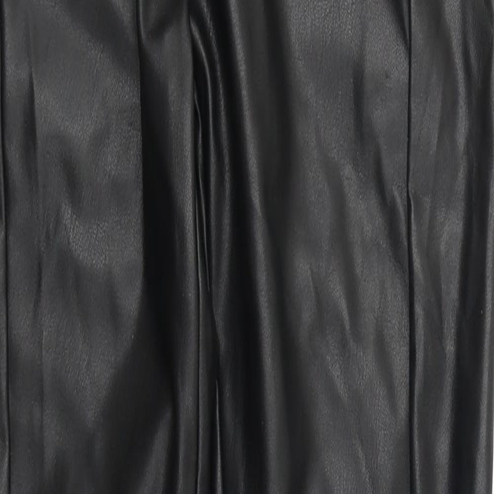 Womens UK Size 2XL NEXT Regular Fit  Black Trousers