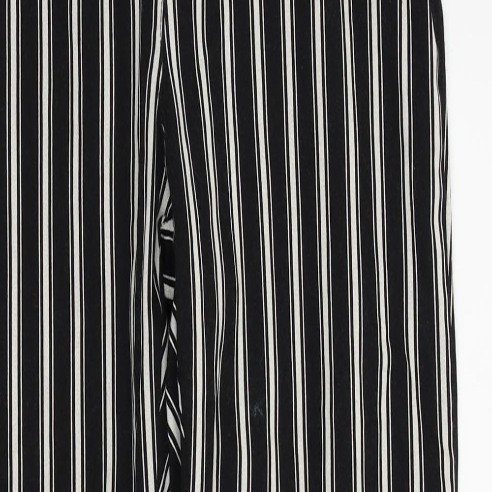Womens UK Size 12 H&M Regular Fit  Black Trousers