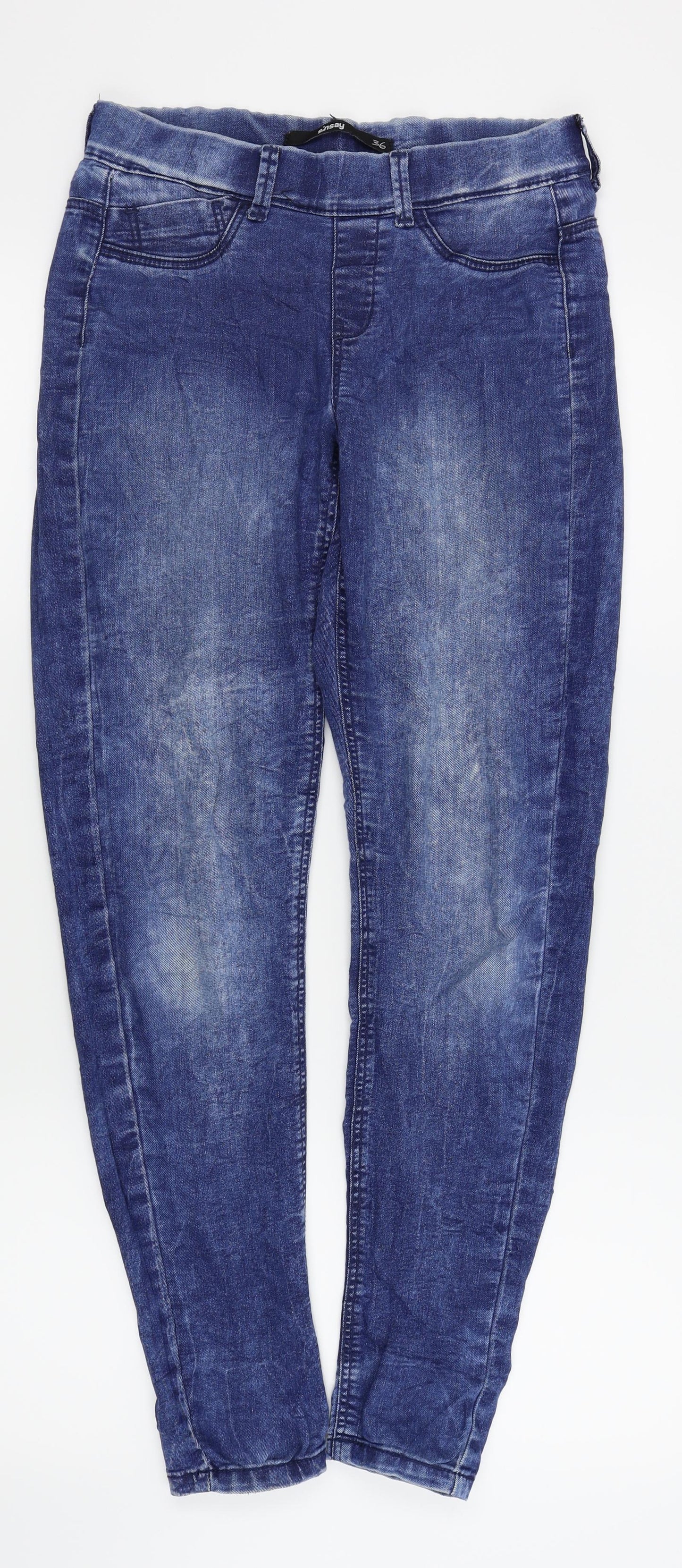 sinsay Womens Blue   Jegging Leggings Size 8 L28 in