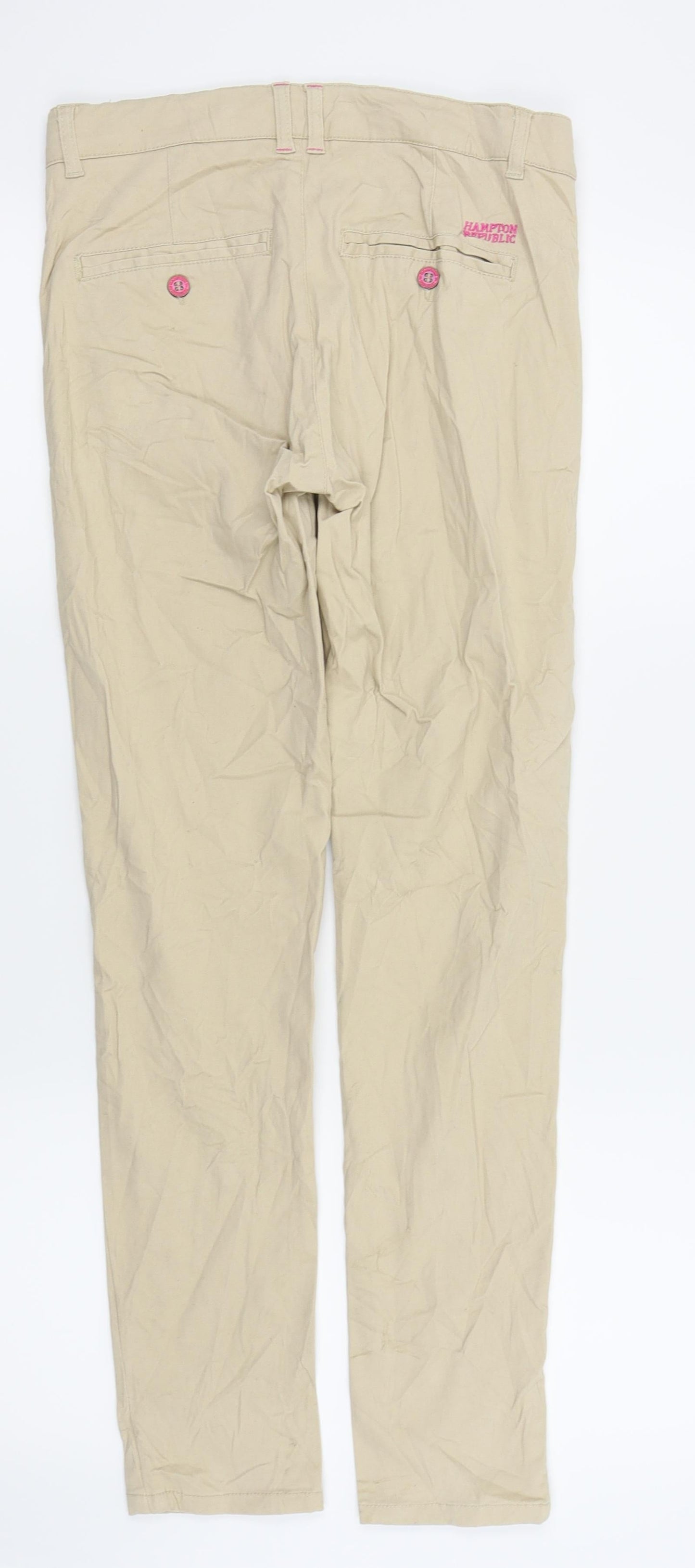 hamton republic Womens Beige   Trousers  Size 28 in L26 in